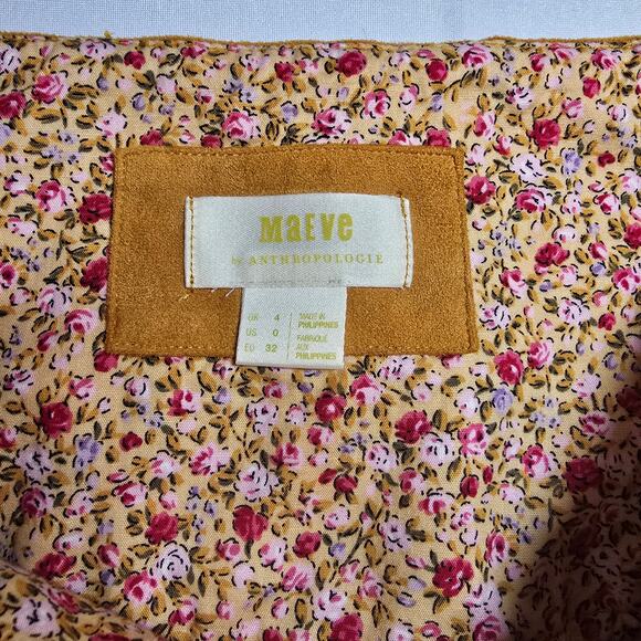 Maeve by Anthropologie Faux Suede High Low Skirt - Picture 5 of 12